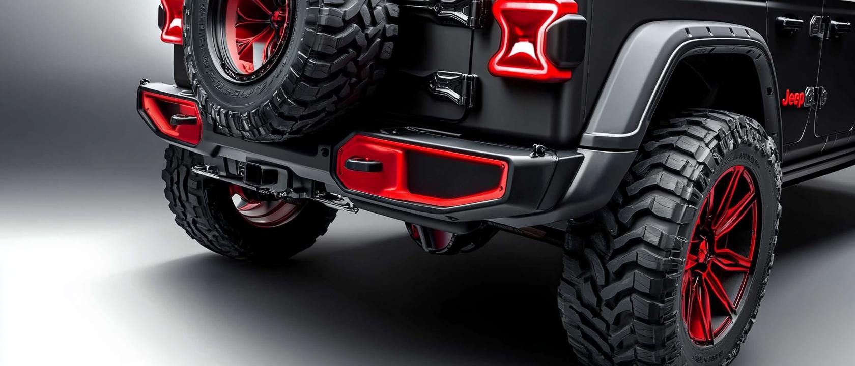 Задний бампер jeep wrangler jl, бампер задний jeep, задний бампер джип, Задний бампер jeep wrangler jl, бампер задний jeep